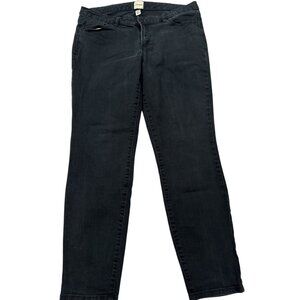 G.H. Bass & Co. Womens Black Denim Jeans Size 14